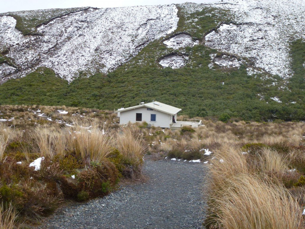 Mangatepopo Hut the next morning