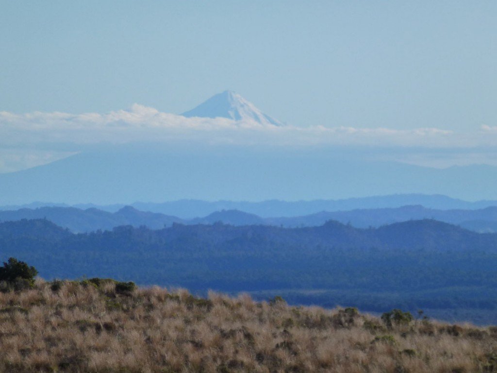 Mt. Taranaki off in the distance