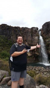 Me at Taranaki Falls